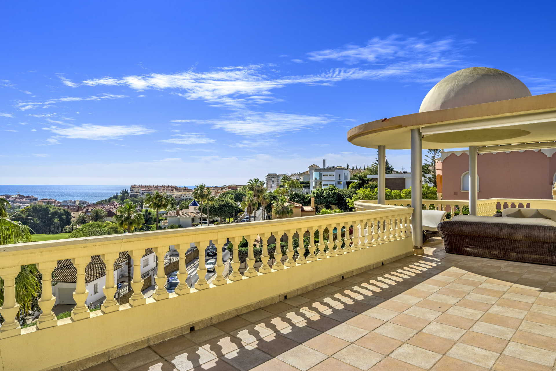 Spectacular 7-Bed Villa Overlooking Torrequebrada Golf & Sea — Torrequebrada