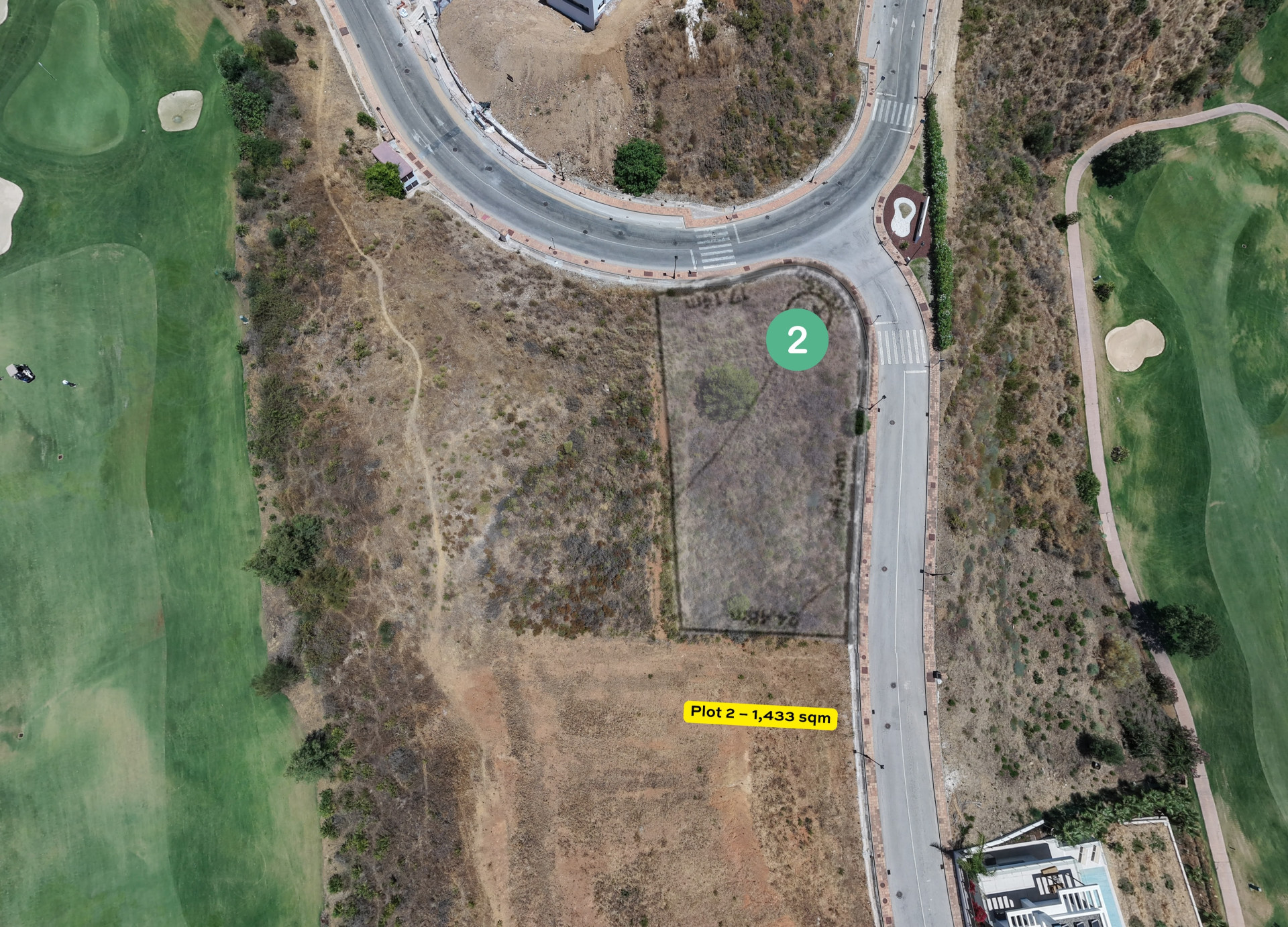 Two Adjoining Villa Plots with Golf Views, La Cala Golf Resort — La Cala Golf Resort