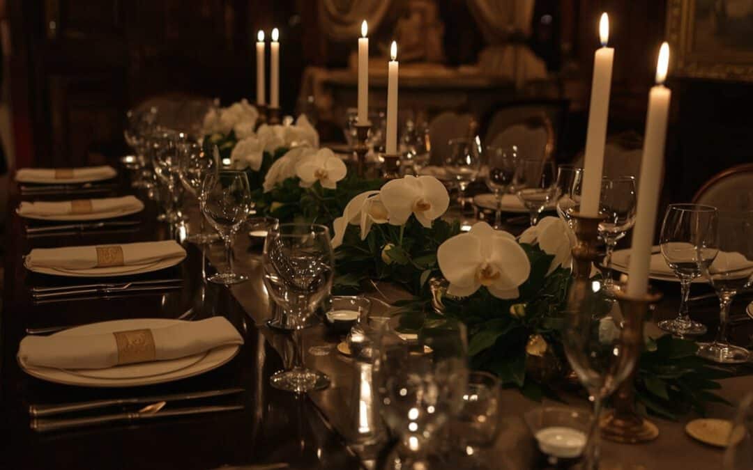 Luxury Tableware for Private Dinner Events on Costa del Sol